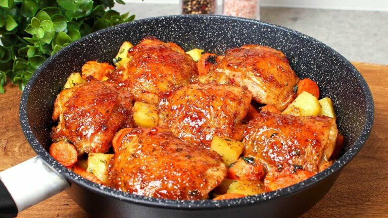 🍗 Nigdy nie jadłem takich udek! Łatwy kurczak w miodowo-musztardowym sosie